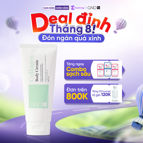 Kem dưỡng trắng da, ngăn ngừa lão hóa, giúp da trẻ trung và mịn màng Collagen Body Cream GND 200g