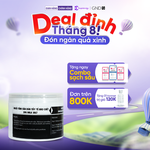 Muối tắm tẩy tế bào chết sữa dừa GND 500g