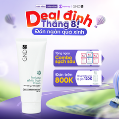 Kem dưỡng GND hỗ trợ dưỡng trắng da, cung cấp độ ẩm và ngăn lão hóa da Perfume White Body Cream 200g