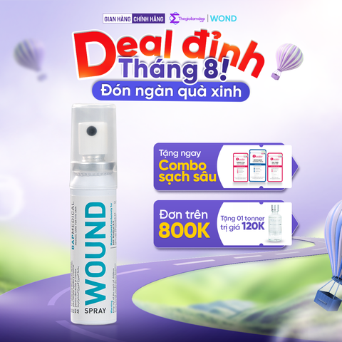 Xịt hỗ trợ vết thương hở và giảm sẹo Wound Spray 10ml