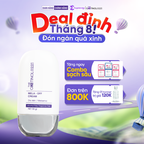 Kem MELA OFF CREAM (mela-off cream) phân hủy sắc tố, xử lý nám da The Gentinol 0221 50gr