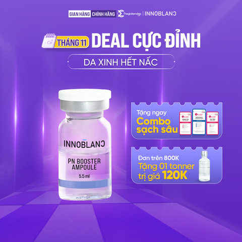 Innoblanc – PN Booster Ampoule 5.5ml | Tinh Chất Cá Hồi Dưỡng Ẩm, Dưỡng Trắng, Tái Tạo Da, Chống Lão Hóa