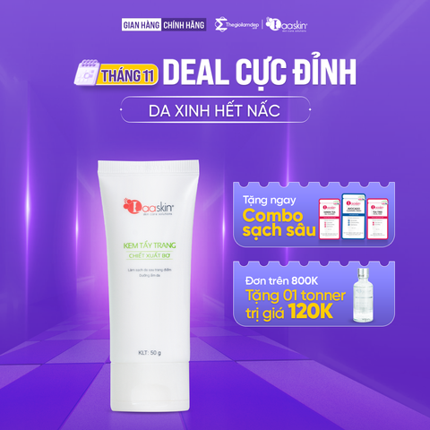 Kem tẩy trang chiết xuất từ bơ làm sạch sâu lớp trang điểm và dưỡng ẩm da Laaskin 50g