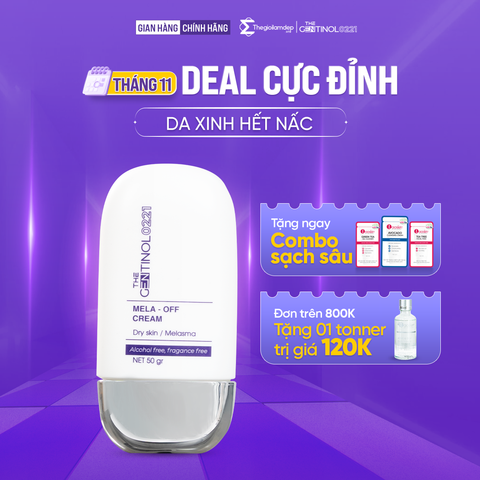 Kem MELA OFF CREAM (mela-off cream) phân hủy sắc tố, xử lý nám da The Gentinol 0221 50gr