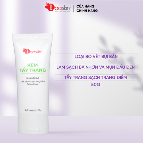 Kem tẩy trang Laaskin chiết xuất từ bơ làm sạch sâu lớp trang điểm và dưỡng ẩm da 50g