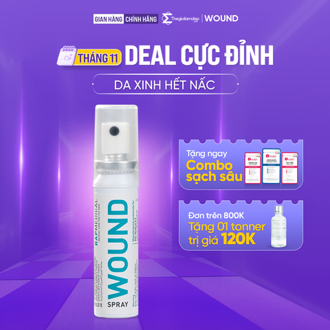 Xịt hỗ trợ vết thương hở và giảm sẹo Wound Spray 10ml