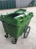  Xe thu gom rác 400L thùng nhựa có nắp đậy 