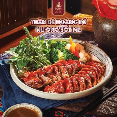  Thăn Dê Hoàng Đế Nướng Sốt Me 