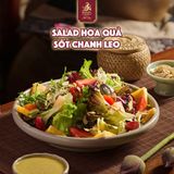  Salad hoa quả với sốt chanh leo 