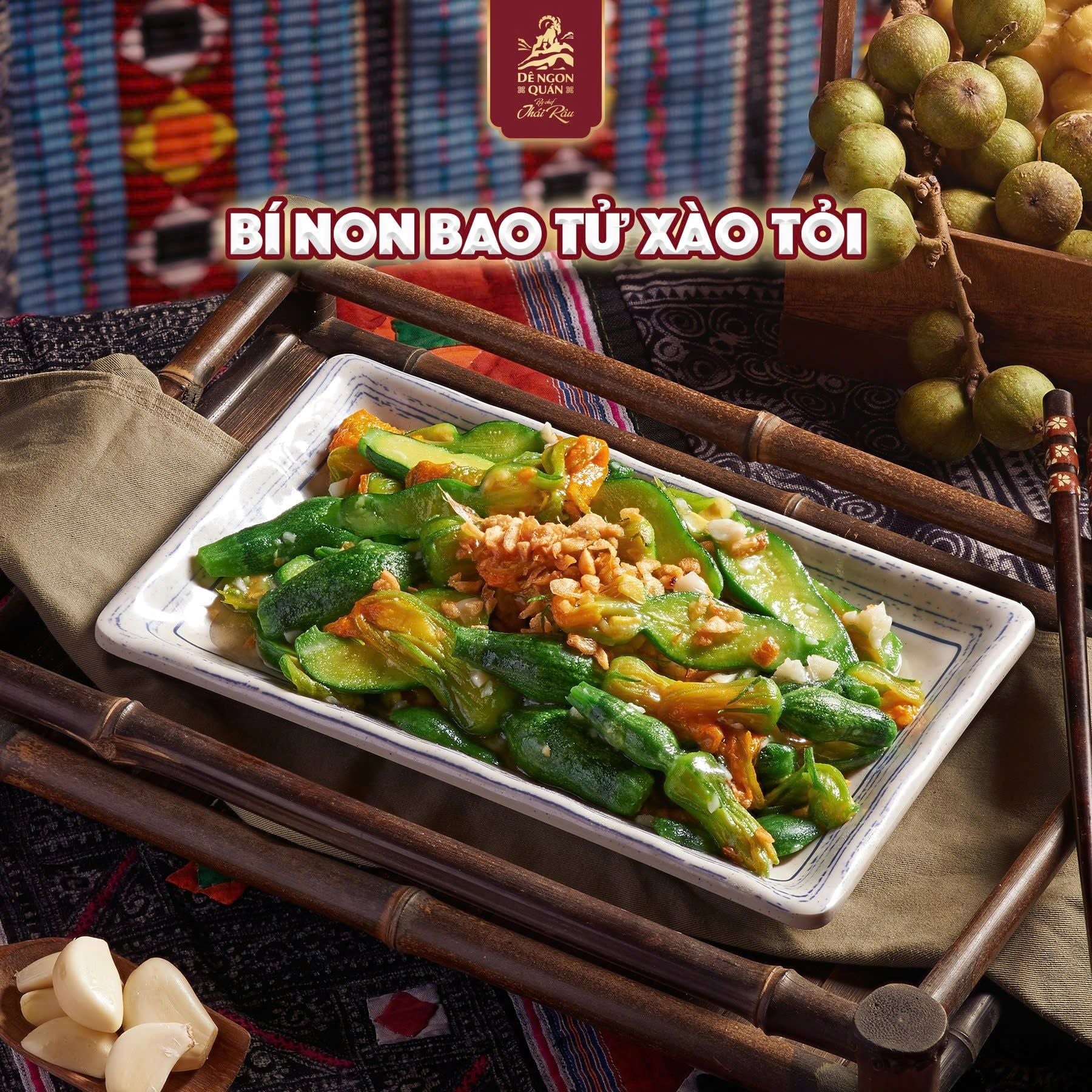  Bí non bao tử xào 