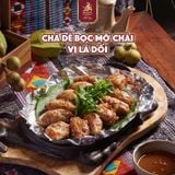  Chả dê bọc mỡ chài vị lá dổi 
