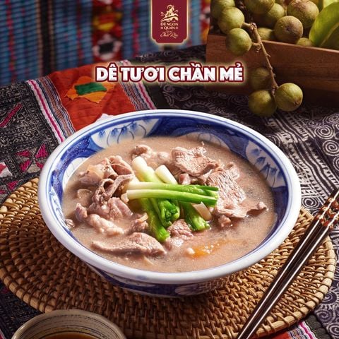  Dê tươi chần mẻ 