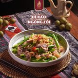  Dê xào ngồng tỏi 