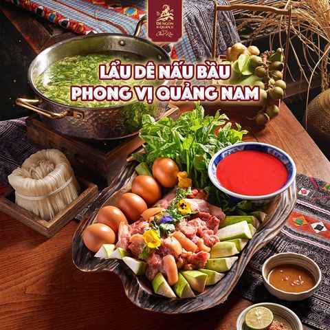  Lẩu dê nấu bầu phong vị Quảng Nam 