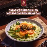  Sald cà chua dưa leo sốt dầu dấm mãng cầu 