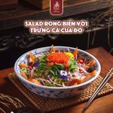  Salad rong biển với trứng cá cua đỏ 