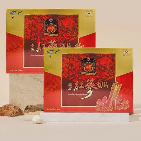 Sâm lát tẩm mật ong thái lát Sambok Hàn Quốc 200gr