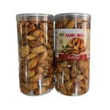 Hạt hạnh nhân rang bơ Mỹ Đạt Food vỏ mỏng hũ 450g