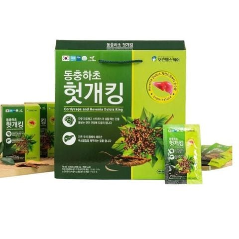 Nước đông trùng hạ thảo Hovenia King Hàn Quốc 30 gói x 70ml