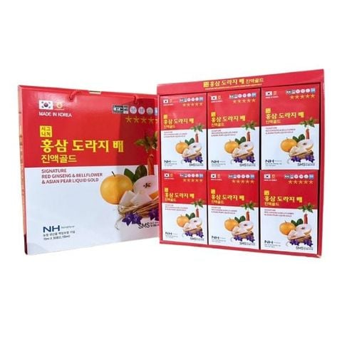 Nước hồng sâm lê SMS Bio Pharm Hàn Quốc 30 gói x 70ml