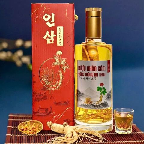 Rượu sâm đông trùng hạ thảo 500ml