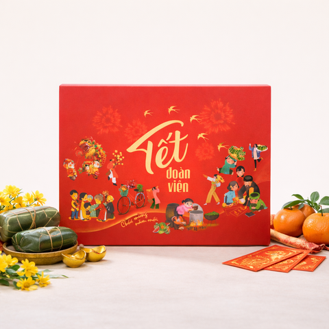 Hộp Quà Tết 2026 - Tết Đoàn Viên, Tết Đong Đầy