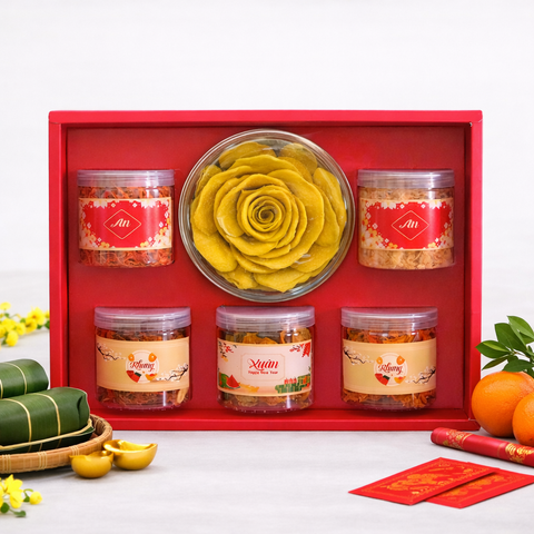 Hộp Quà Tết 2026 - Tết Đoàn Viên, Tết Đong Đầy