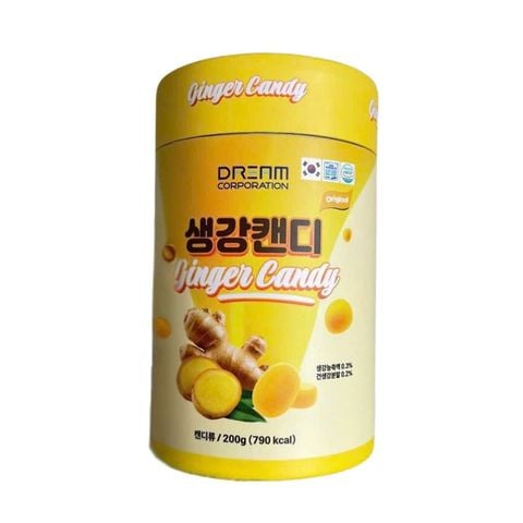 Kẹo gừng Dream Corporation Hàn Quốc Hũ 200g