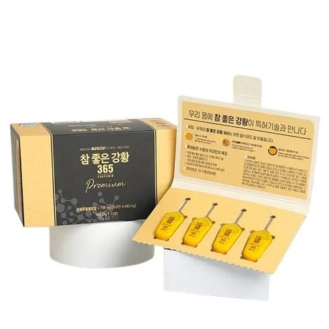 Tinh chất nghệ Nano 365 Curcumin Premium Hàn Quốc hộp 32 tép x 3g