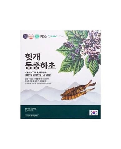 Nước Mát Gan Đông Trùng Oriental Raisin & Dong Chung Ha Cho