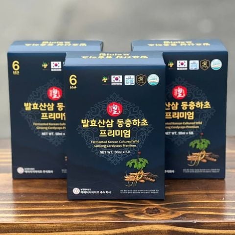 Nước Sâm Núi Lên Men Đông Trùng Ginseng King Cordyceps Premium
