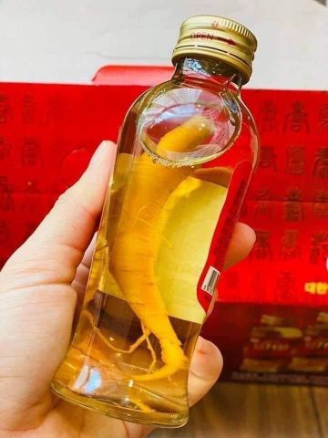 Nước hồng sâm có củ Won Ki Sam Hàn Quốc hộp 10 chai x 120ml