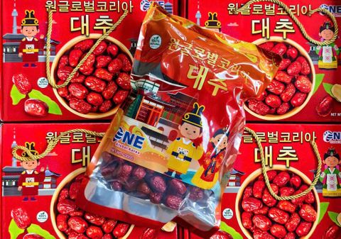 Táo đỏ sấy khô One Global Korea hộp 1kg