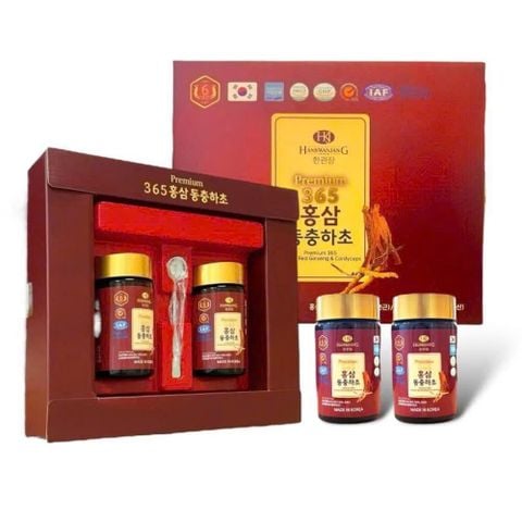 Cao hồng sâm đông trùng hạ thảo 365 Hàn Quốc