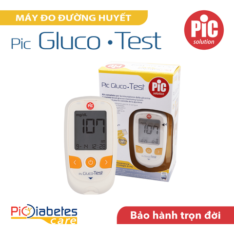  Máy đo đường huyết Pic Gluco Test 