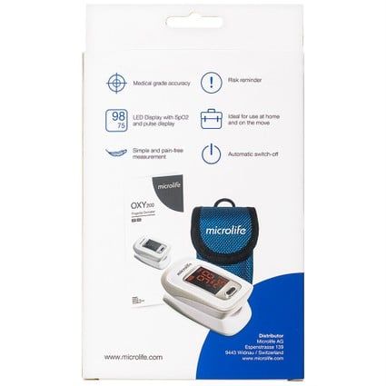  Máy đo nồng độ oxy trong máu Microlife JPD-500E OXY 200 