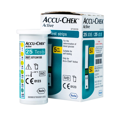  Que thử đường huyết Accu Chek Active 