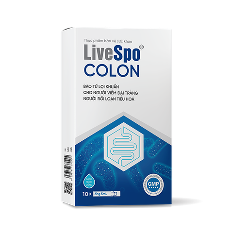  Bào Tử Lợi Khuẩn Cho Người Viêm Đại Tràng, Rối Loạn Tiêu Hóa LiveSpo COLON 