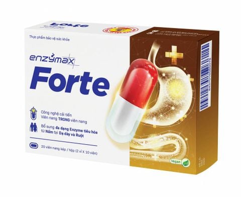  Men tiêu hóa bổ sung enzyme Enzymax Forte 20 viên 