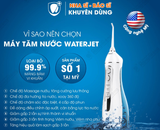  Máy tăm nước WaterJet Flosser Cordless Advanced 