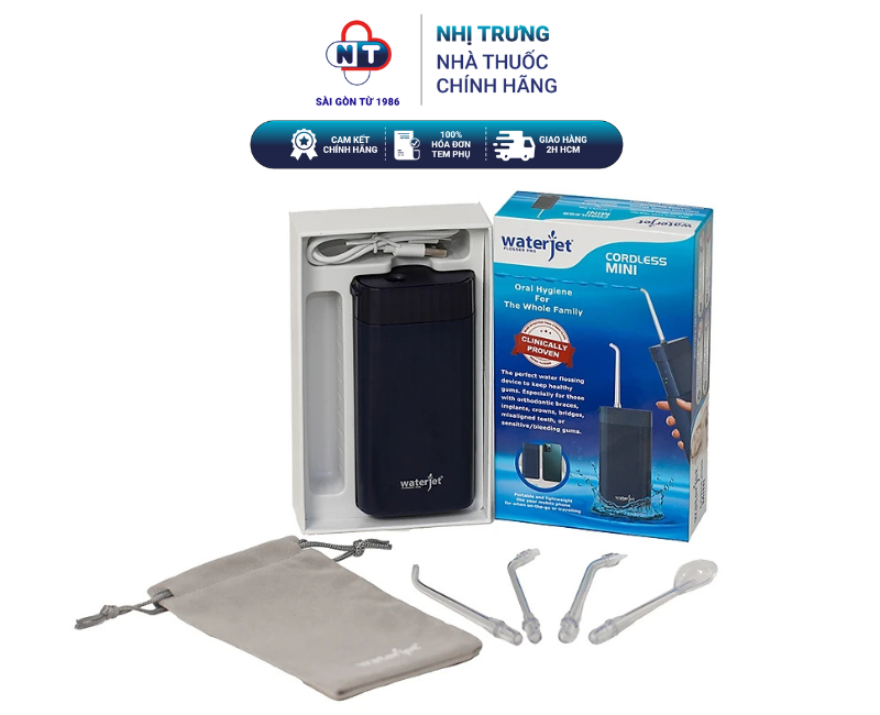  Máy tăm nước cá nhân không dây Waterjet Cordless Mini 