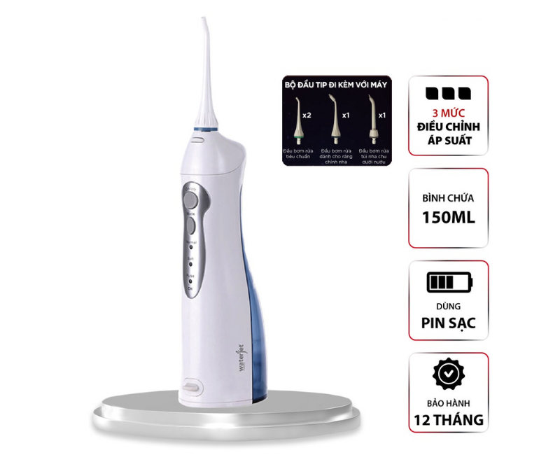  Máy tăm nước WaterJet Flosser Cordless Advanced 