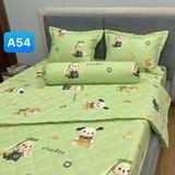  Bộ Drap Cotton Red Rose A54 