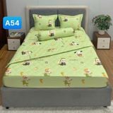 Bộ Drap Cotton Red Rose A54 