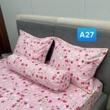  Bộ Drap Cotton Red Rose A27 