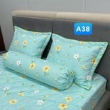  Bộ Drap Cotton Red Rose A38 