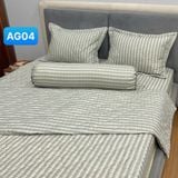  Bộ Drap Cotton Đũi Angel AG04 