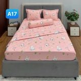  Bộ Drap Cotton Red Rose A17 