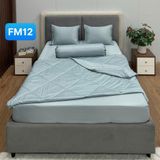 Bộ Drap Bọc Forever Không Chần + Mền Chần 1 Màu FM12 