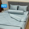  Bộ Drap Bọc Forever Không Chần + Mền Chần 1 Màu FM12 